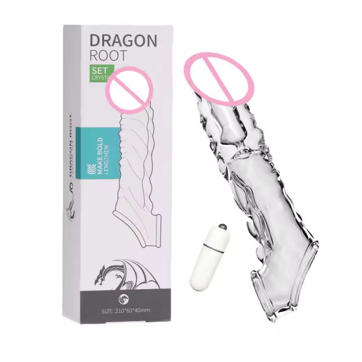 Condón para pene, juguetes sexuales para hombres, consolador realista, extensor de pene, extensión frontal de 8CM con anillo para pene, alargador de pene reutilizable, sex shop viagra, juguetes para parejas para hombres, juguetes para parejas, sex shop - 1