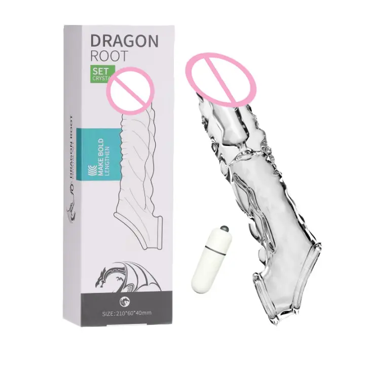 Condón para pene, juguetes sexuales para hombres, consolador realista, extensor de pene, extensión frontal de 8CM con anillo para pene, alargador de pene reutilizable, sex shop viagra, juguetes para parejas para hombres, juguetes para parejas, sex shop - 1