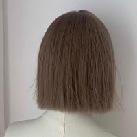 Peluca japonesa Cos de verano, dulce y corta, pelucas con malla frontal rosa y marrón, diadema, pelucas naturales frescas de Cosplay de Lolita, juego de rol - details 3