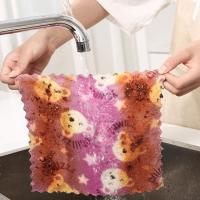 Paño de limpieza suave, suministros de cocina para pañuelo de baño, toallas de mano de secado rápido, paños de cocina, trapos para platos - details 2