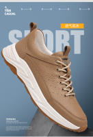 Zapatos de cuero de piel de vaca de primera capa, deportivos, casuales para hombres, moda - details 1