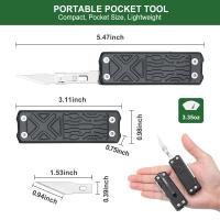 NexTool-cuchillo multiherramienta de bolsillo E1, cuchillo plegable 10 en 1, tijeras, alicates, sierra, senderismo al aire libre, Camping, equipo EDC, multiherramienta plegable - details 3