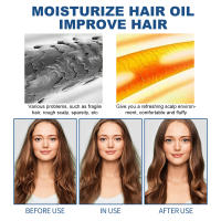 Para reparar colas secas y encrespadas, aceite esencial nutritivo para el cuidado del cabello suave - details 8