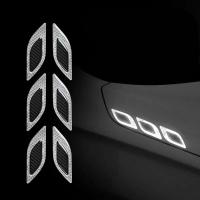 12 Tiras de Fibra de Carbono para 3D Bumperes Cinta de Advertencia de Seguridad - details 8