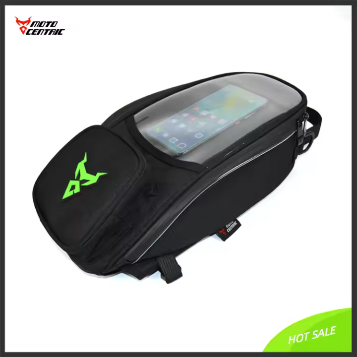 Bolsa de Tanque de Motocicleta Impermeable Navegación Táctil Cubierta para Lluvia - 1