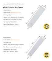 Mangas de protección UV AONIJIE E4039 para deportes como correr golf ciclismo y conducción, frescas y ajustables al tamaño de las muñecas - details 9