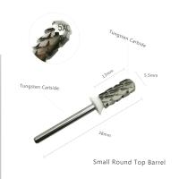 HYTOOS 5XC Broca de Clavos de Barril Punta Redonda de Carburo de Seguridad para Manicura de Gel Grueso Accesorios de Herramientas de Belleza - details 3