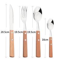 utensilios de cocina cuchillo tenedor cena vajilla conjunto - details 3