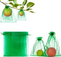 Control de plagas protector de frutas y verduras de uva, fresa, bolsas a prueba de pájaros, fundas de malla, 25/50 UDS. - details 7