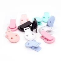 Abrazadera de Chupete Redonda de Plástico para Bebé 100 Piezas Accesorios de Juguete para Dentición Cadena de Muñeca DIY Unisex Recomendado para 4 meses + Silicona Estilo Sólido Libre de Nitrosamina Hecho en China - details 0