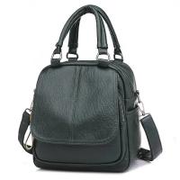 Mochila de cuero suave para mujer, bolso de mano de gran capacidad, mochila de viaje a la moda, mochila para ordenador para viajes de negocios - details 0