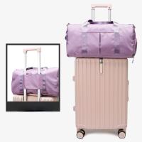 Bolso de hombro para ropa de zapatos, bolsa de almacenamiento de gran capacidad, separación seca y húmeda, bolsa de Yoga para gimnasio, bolsa deportiva cruzada, bolsa de viaje de mano - details 7