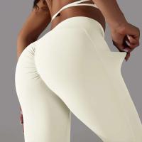 Leggings cruzados para mujer, pantalones de yoga con bolsillo, malla deportiva transpirable para correr y andar en bicicleta, leggings de entrenamiento de cintura alta - details 14