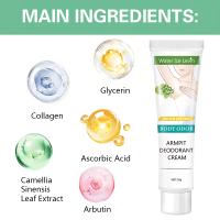 Crema blanqueadora para el cuidado de las axilas, eliminador de olores, efecto significativo, elimina el olor, crema aromática refrescante y duradera, 20g - details 2