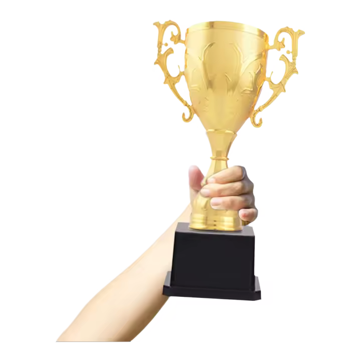 Trofeo De Plástico Dorado Para Premiar Juegos Y Escuela Juguetes Educativos Tempranos Regalo De Fútbol Medallas De Campeonato - 1