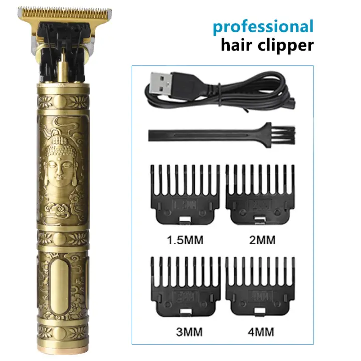 Cortador de Pelo Eléctrico T9 Cabeza Calva Maquilladora de Afeitar Fader Eléctrico - 1