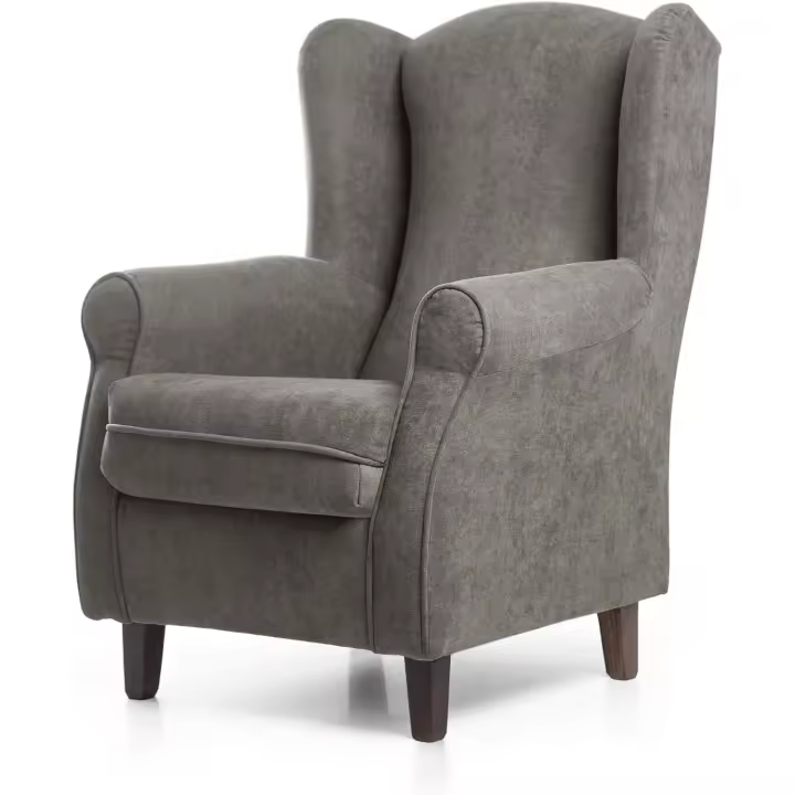 Lactancia tapizado en Tela Anti Manchas Color Gris, sillón butaca para Dormitorio, - 1