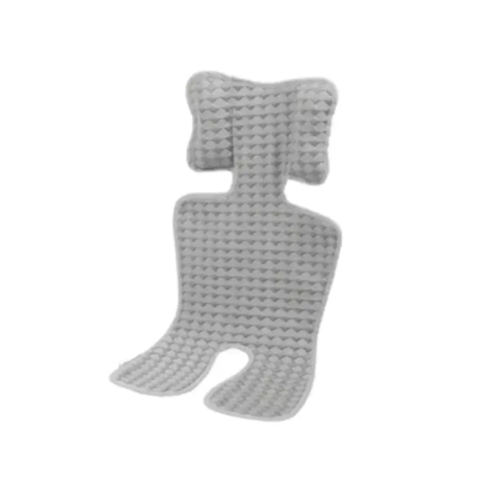 Cómodo asiento de refrigeración para cochecito de bebé, cojín suave y transpirable para cochecito de bebé, forro de asiento de Color sólido, colchón para carrito de verano - 1