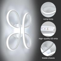 Goeco Fijo de Luz LED Moderno Nórdico 30W Luz Blanca Caliente/Fría 30*30*7 CM - details 9