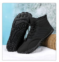 Nuevas botas de algodón, zapatos informales de algodón, además de botas de nieve gruesas de terciopelo, botas altas de algodón cálidas para parejas - details 15
