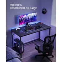 Mesa de Trabajo Pequeña Industrial Ideal para Teletrabajo, Estudio, Dormitorio 60 x 135 x 76cm - details 77