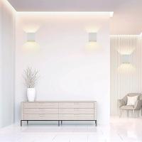 Aplique Pared Exterior, 12W Impermeable IP65 Lampara de pared Interior Exterior Luz Cálida 3000K 1000 lm Ángulo ajustable Lámpara Pared Blanco para Porche Salón Dormitorio - details 24