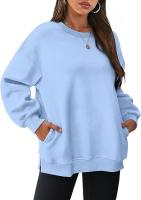 Sudadera holgada de manga larga con cuello redondo para mujer - details 41
