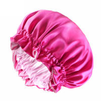 Gorro de Satén de Doble Capa Protección de Cabello de Noche para Mujeres Gorro de Dormir Reversible - details 11