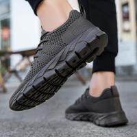 zapatos informales Unisex a la moda, calzado ultraligero de talla grande, zapatillas cómodas antideslizantes para exteriores, zapatos de malla transpirable para hombres - details 15