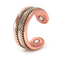 Conjunto de Joyería de Cobre Puro Ajustable Pulsera Anillo para Mujeres con Imán Saludable - details 6