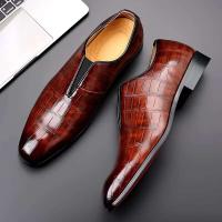 2025 envío de gota de agua nuevo producto vestido creativo para hombres zapatos regulares de negocios de ocio inteligentes - details 11