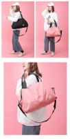 Bolsa de gimnasio de gran capacidad para mujer, bolso deportivo impermeable para natación y Yoga, bolsa de viaje multifunción, paquete de fin de semana XA190Y - details 11