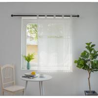 2 piezas de cortinas de cocina en lino y poliéster.70x145cm. - details 0