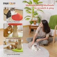 Árbol pequeño para gatos, poste rascador con bola de resorte y rascador para gatos de interior,rascador de gato, juguetes para gatos - details 8