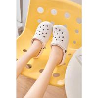 Zuecos de mujer, zapatillas de verano, zapatos ligeros de EVA suaves para el hogar, sandalias de caramelo para niñas, zapatos de playa antideslizantes, calzado para jardín de suela gruesa - details 5