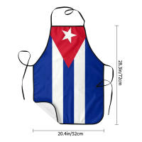Delantal de Cocina con Bandera de Cuba Havana Unisex para Chefs, Horneados, Jardineros - details 40