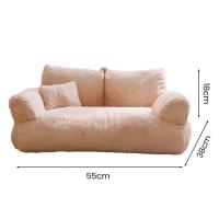 Sofá suave y cómodo para mascotas, cama extraíble y lavable, nido de felpa antideslizante, cojín decorativo para dormir para gatos, suministros para mascotas, 1 Juego - details 4