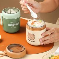 Vajilla portátil de acero inoxidable para microondas, taza de yogur, fiambrera, frascos de vacío, tazas de sopa, taza de desayuno - details 1