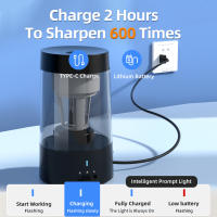 Afilador De Lápices Eléctrico Automático Portátil Recargable Para Lápices De 6-8mm Soporta Hexagonales Triangulares Y Redondas - details 11