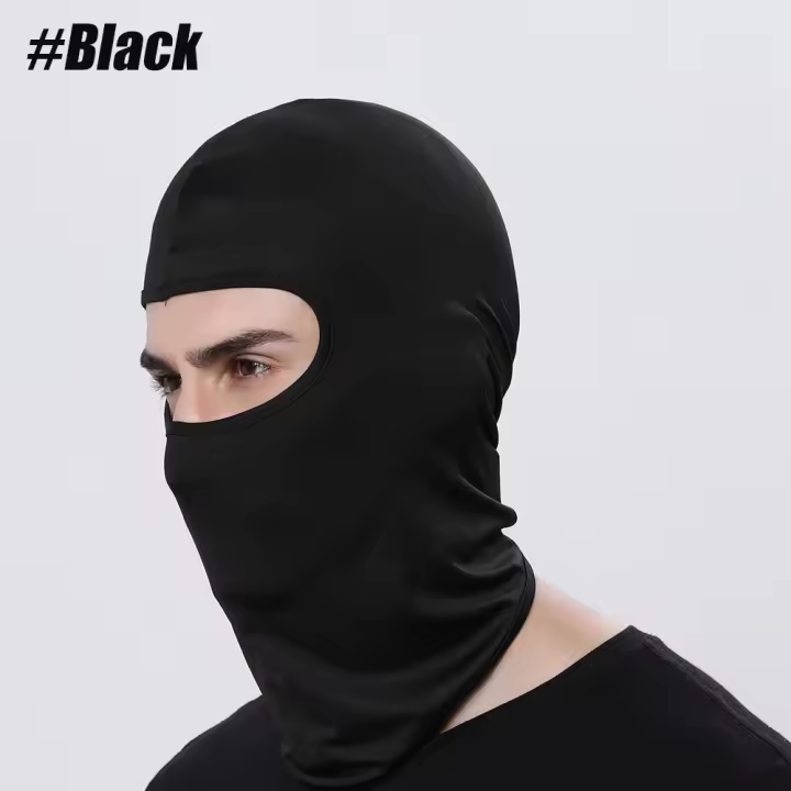 Cycling Caps Summer Sun Ultra UV Protection Thin Motorcycle Face Mask Cycling Balaclava Full Cover Face Mask Hat Lycra Ski Neck - 1