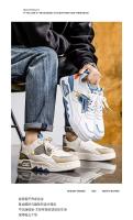 Novedad de verano para hombre, zapatos planos informales deportivos de suela gruesa, transpirables, blancos y versátiles, zapatos de moda - details 1
