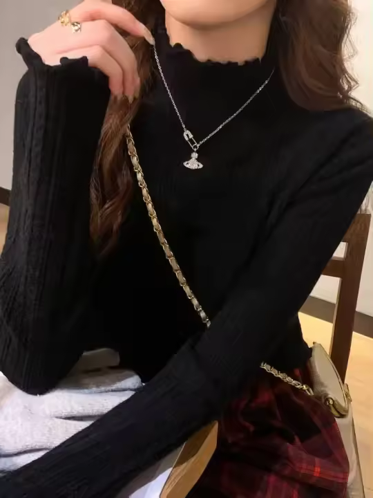 2025 High Autumn/er Top camiseta de mujer suave er - 1