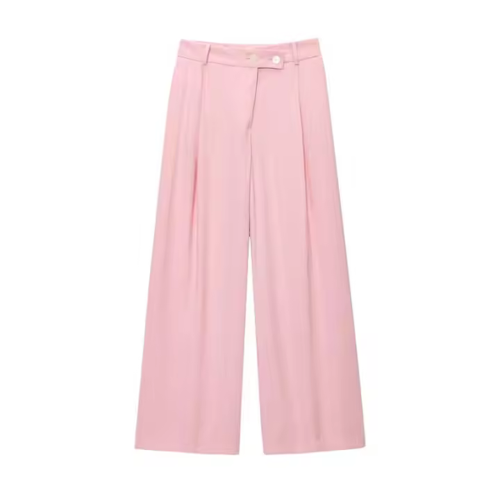 Conjunto de Moda para Mujeres OUWU Pieza de Dos Piezas de Verano Elegante Pantalones Completos - 1
