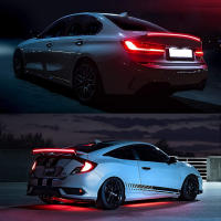 Tira de luces LED para maletero de coche, lámpara de freno, señal de giro, negra, multifunción, 1,2 M - details 1