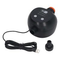 Temporizador de aspersor de césped y jardín negro, Control remoto inalámbrico, controlador de riego automático inteligente - details 2