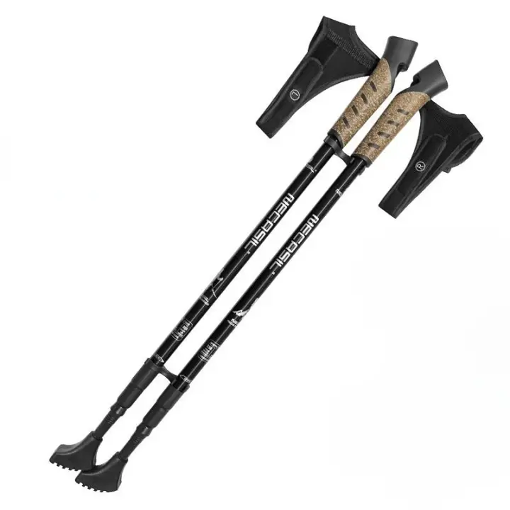 Bastón de Trekking Nórdico Trek Pole Aleación de Aluminio 7075 Ideal para Sendero - 1
