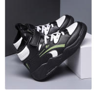Zapatillas de deporte de cuero de alta calidad para niños, zapatos de baloncesto antideslizantes cómodos, zapatos de tenis deportivos informales para exteriores, zapatillas de deporte para niños, Invierno - details 15