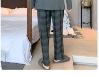 Pijamas con estampado a rayas para hombre, ropa de dormir de algodón peinado con cuello redondo, talla grande, a la moda, Y2k, otoño e invierno, 2024 - details 70