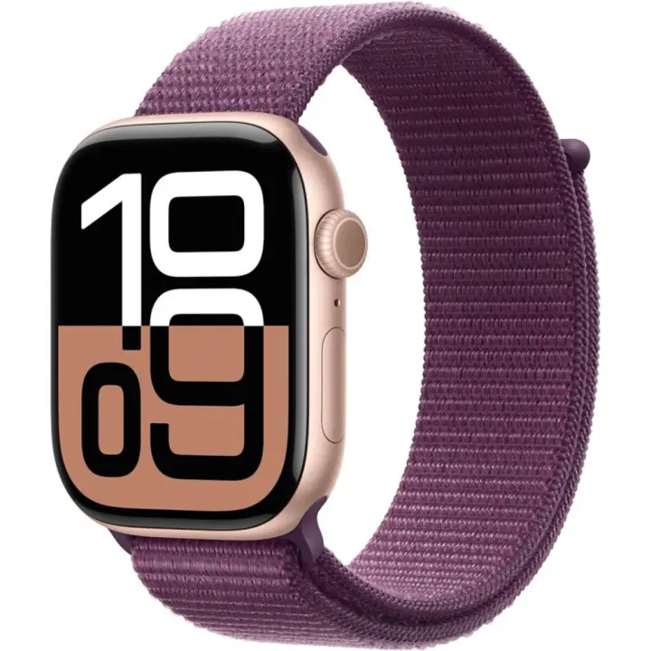 Apple Watch Series 10 GPS 46 mm Ca Aluminio Oro y Ciruela Correa de Hombro Deportiva - No.1 - 1