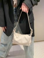 Bolso bandolera de cuero con cremallera, estilo retro europeo y americano, nuevo. - details 9